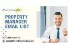 What is the purpose of Avention Media's property management email list?