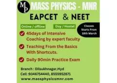  EAPCET & NEET Crash Course 2024, Offline/Online Classses by MassPhysics MNR
