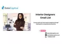 Buy Opt-in Interior Designers Email List | Connect with Top Interior Designers