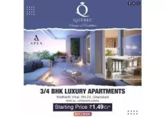Apex Quebec Siddharth Vihar 3 BHK Apartments with Facilities
