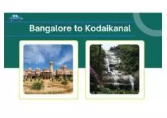 Bangalore To Kodaikanal Cab