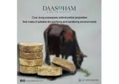 cow dung cakes for Satyanarayan Puja