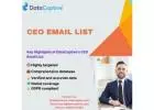 Get Largest Opt-in CEO Email List for Targeted Marketing