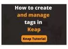 How to create and manage Keap tags | 360Growth Marketers
