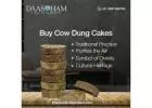 Cow dung cakes for Durga Yagna