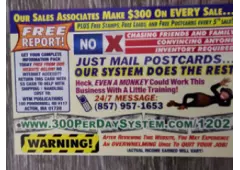 WOULD YOU LIKE $300 PAYMENTS IN YOUR MAILBOX???