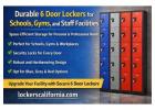 Durable 6 Door Lockers for Schools, Gyms, and Staff Facilities 