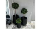 Decorative Artificial Topiary Balls and Trees for Elegant Garden Styling