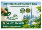 ISO 14001:2015 Certification in Dubai 