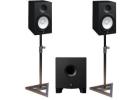 Yamaha Studio Monitors HS8 Bundle with Subwoofer & Stands In