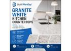 White Granite Kitchen Countertops | +44 020 83685555 | DialAWorkTop