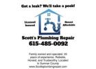 Scott’s Plumbing Repair | Fast Reliable Plumbing Service | Family Owned & Operated 25+ Years