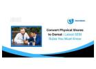 Complete Dematerialization of Shares Process Guide Now