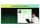 Searching for Technology Users Email List for B2B Leads?