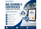 Best BIS Scheme X Certification Consultant in India for Manufacturers