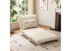Compact 4-in-1 Sleeper Chair: Perfect for Small Spaces & Pet-Friendly!