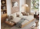 Luxury Modern Solid Wood Sofa Bed – Versatile, Sustainable & Perfect for Small Spaces