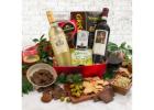 Delight your senses with our artisanal wine and cheese basket!