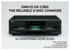 Onkyo DX C390: The Reliable CD Player 6 Disc for Exceptional Home Audio