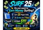 Surf 25 Pages Daily On 6 Sites for 7 Days & Earn $11!