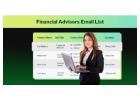 Find Financial Advisor Email List for Quality Leads