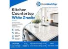 Kitchen Countertop White Granite | +44 020 83685555 | DialAWorkTop