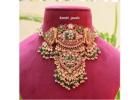 Exquisite Long Kundan Necklace Set for Timeless Elegance