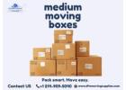 Medium Moving Boxes – Strong, Reliable & Easy to Pack
