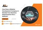 How Does a Website Development Company in Mumbai Turn Business Requirements Into a Website? 