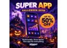 Halloween Sale: White Label Super App Platform for the UK | Launch a London Ride, Food and Parcel Ap