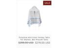 Stunning Tallit for Bat Mitzvah at Galilee Silks - Shop Now!