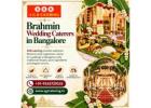 Brahmin wedding catering in Bangalore
